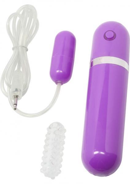 Silent Bullet Vibrator (Purple, 10 Modes)