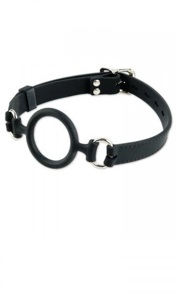 Silicone O-ring Gag (Black) - Skankccessories