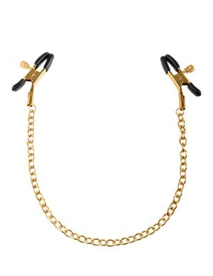 Gold Chain Nipple Clamps - Skankccessories