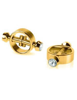 Gold Magnetic Nipple Clamps - Skankccessories