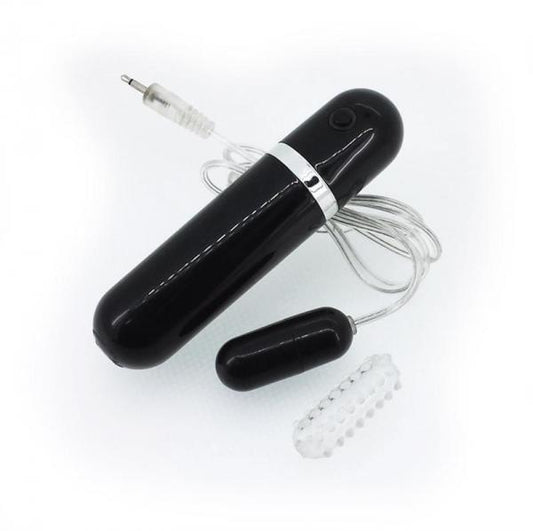 Silent Bullet Vibrator (Black, 10 Modes)