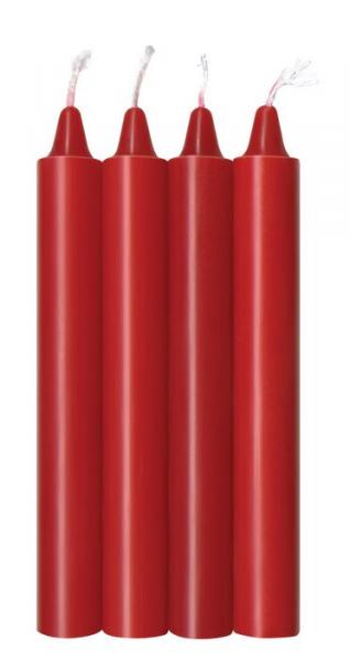 Sensual Warm Drip Candles (4 Pack Red) - Skankccessories