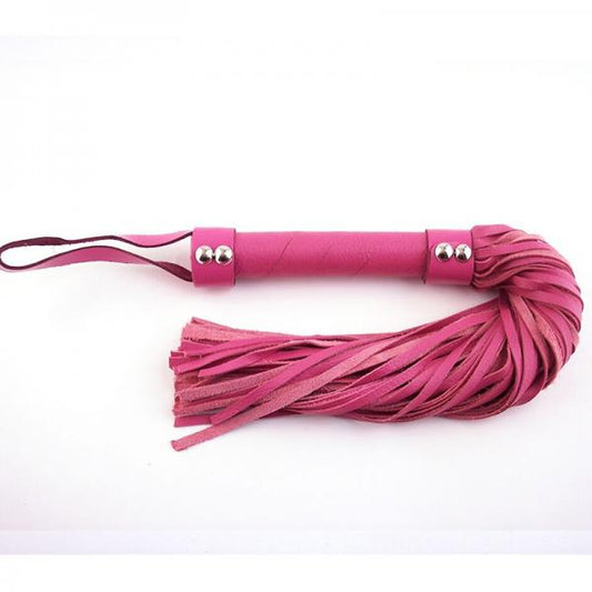 Rouge Leather Flogger (Pink)