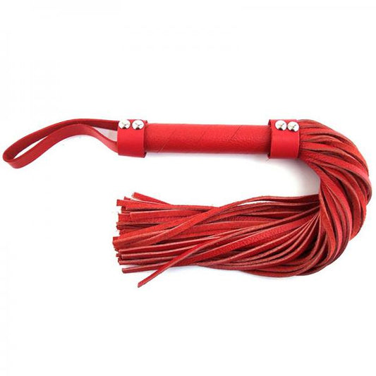 Rouge Leather Flogger (Red)